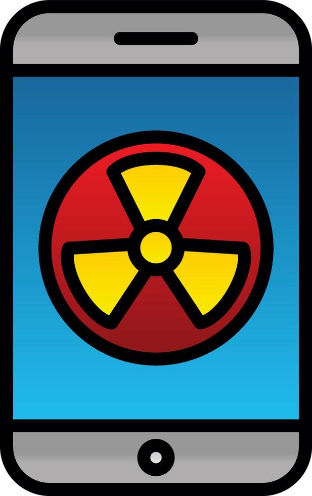 Radioactive Vector Icon Design