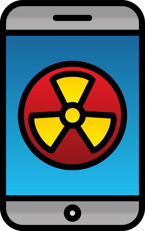 Radioactive Vector Icon Design