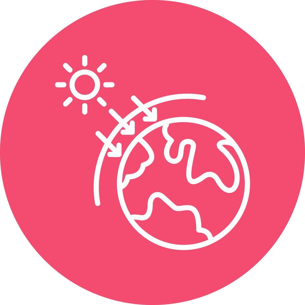 Greenhouse Effect Vector Icon Design