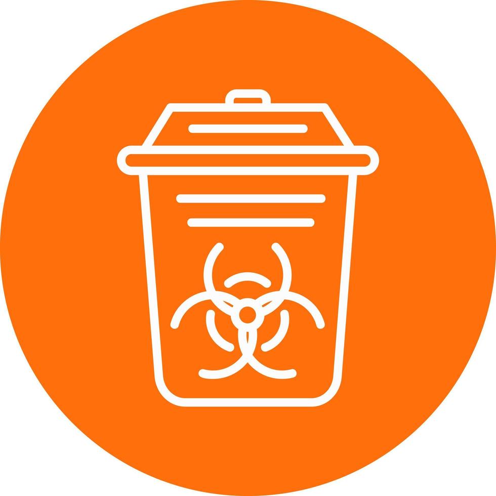 Toxic Waste Vector Icon Design