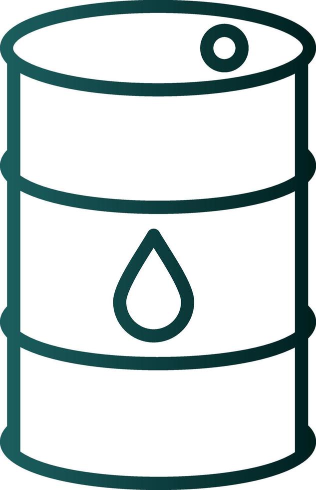 Oil Barrell Vector Icon Design