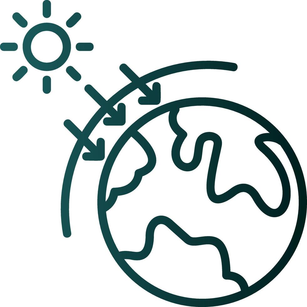 Greenhouse Effect Vector Icon Design