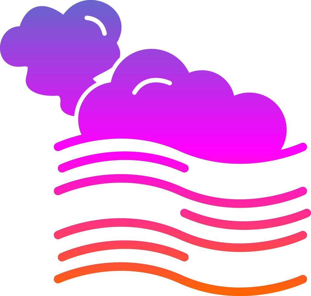 Fog Vector Icon Design