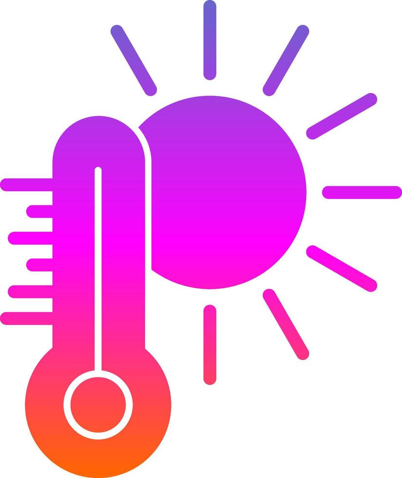 Hot Weather Vector Icon Design