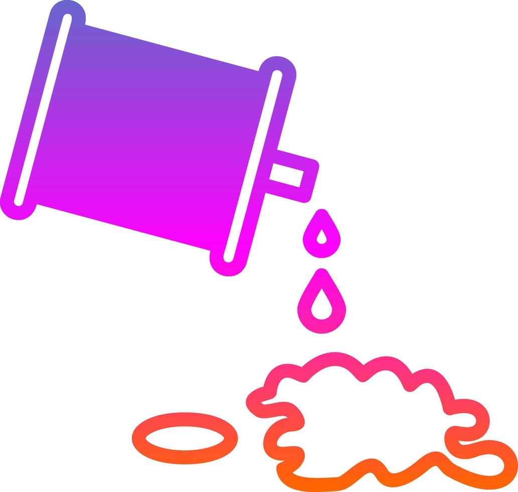 Chemical Spill Vector Icon Design