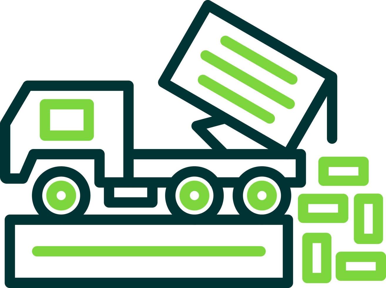 Landfill Vector Icon Design