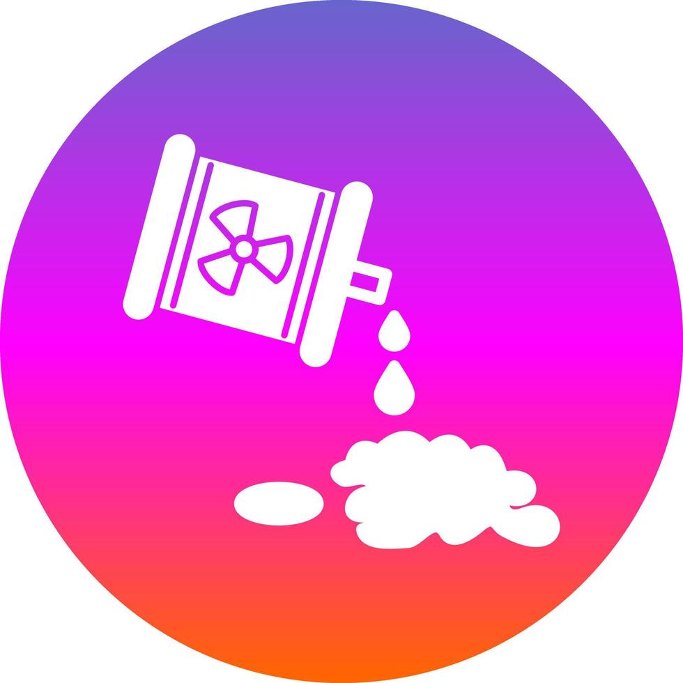 Chemical Spill Vector Icon Design