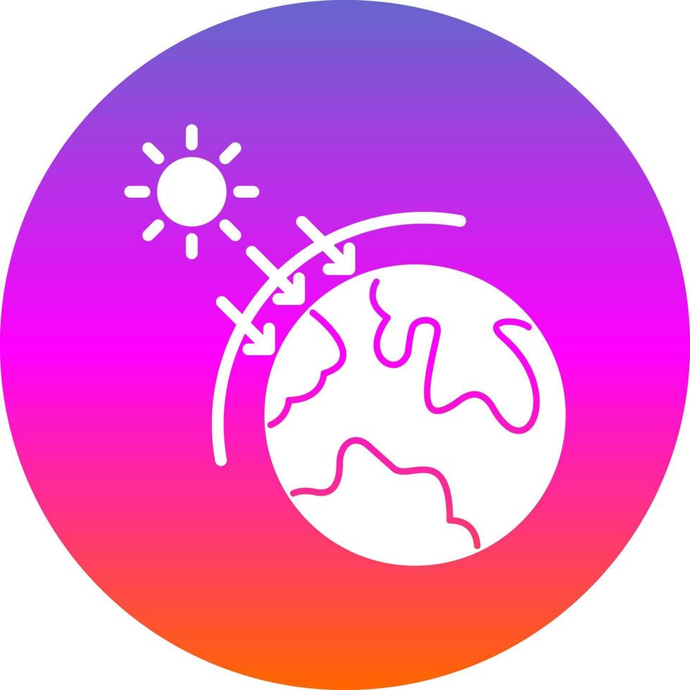 Greenhouse Effect Vector Icon Design