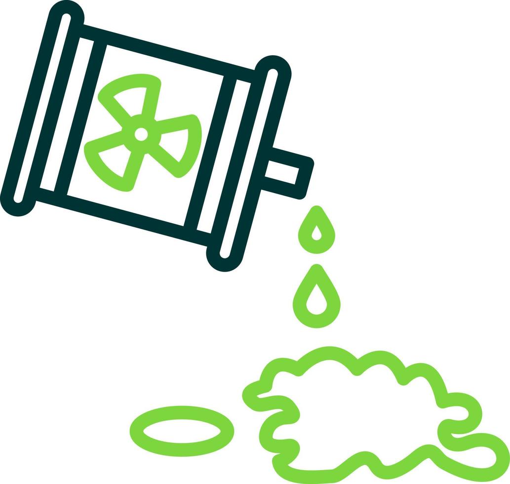 Chemical Spill Vector Icon Design