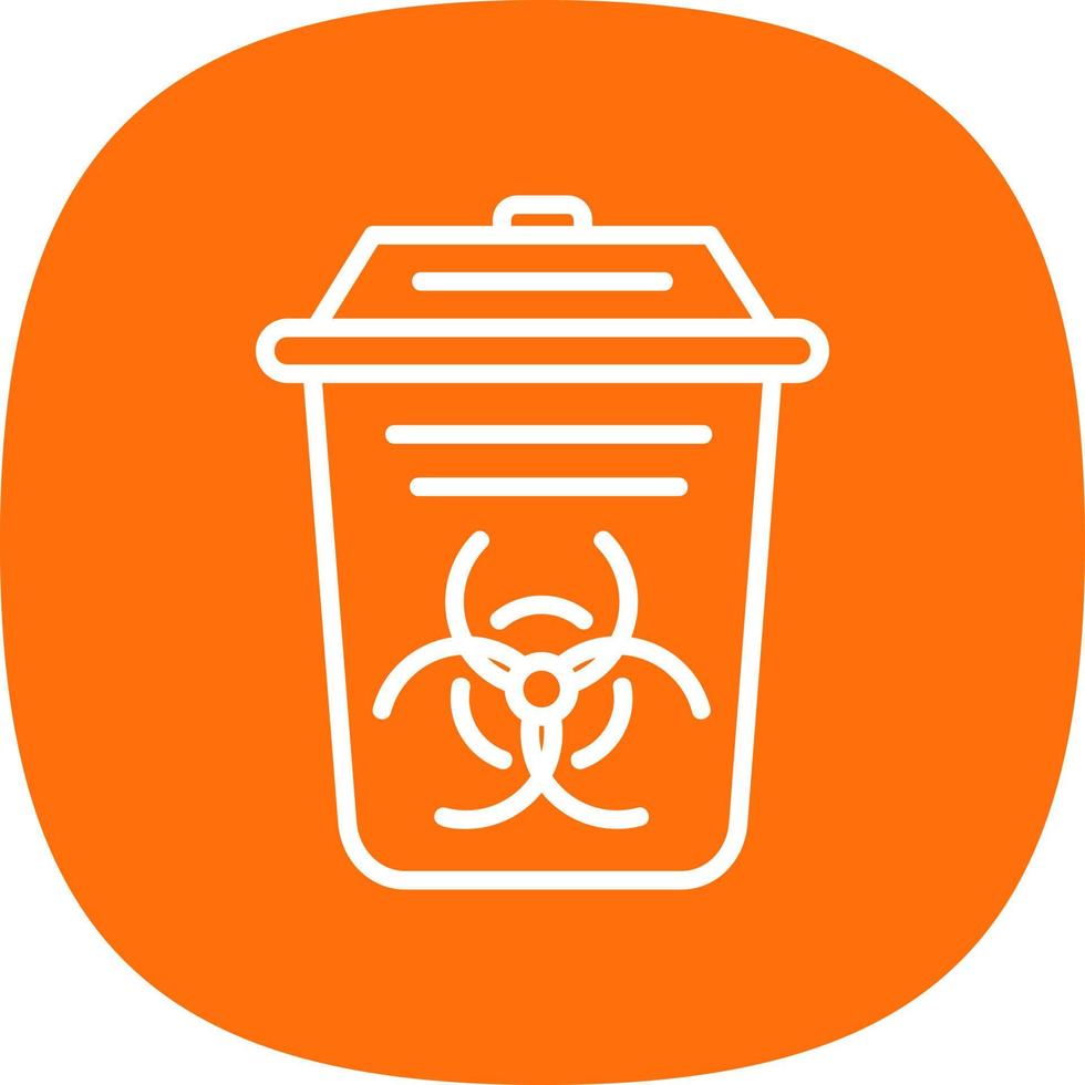 Toxic Waste Vector Icon Design