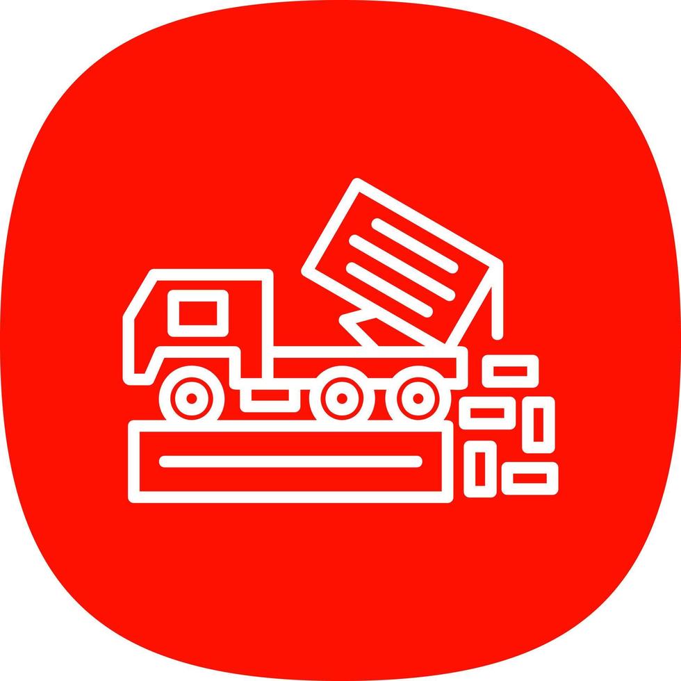 Landfill Vector Icon Design