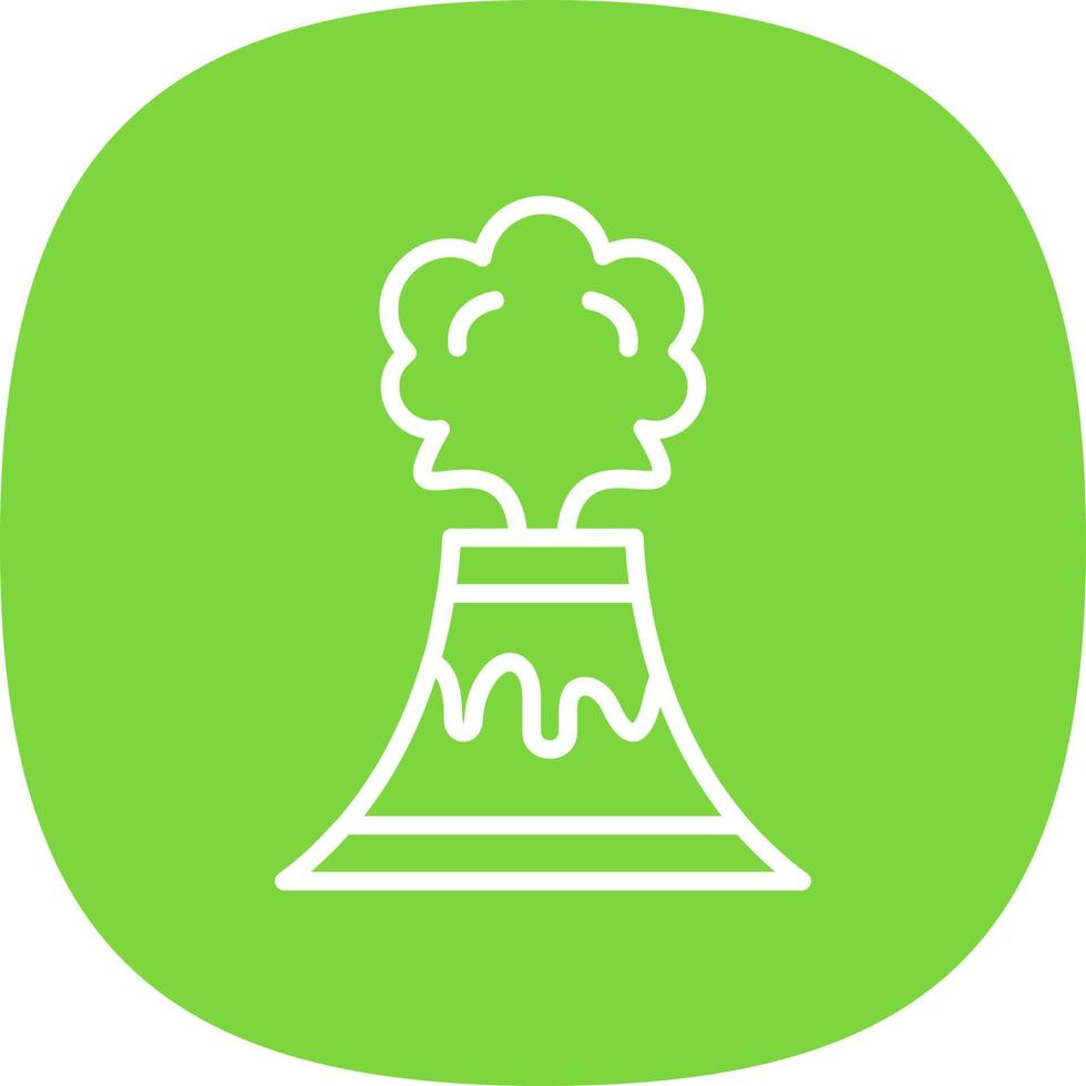 Volcano Vector Icon Design