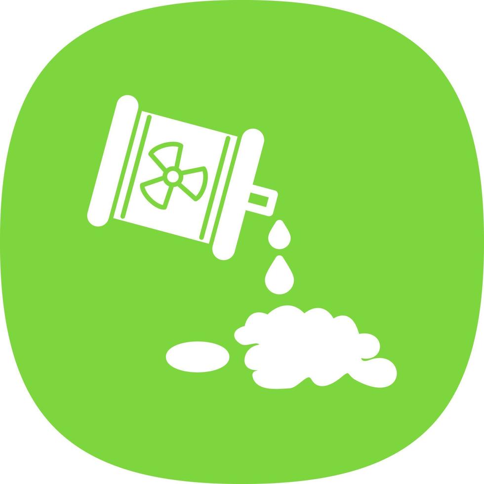 Chemical Spill Vector Icon Design
