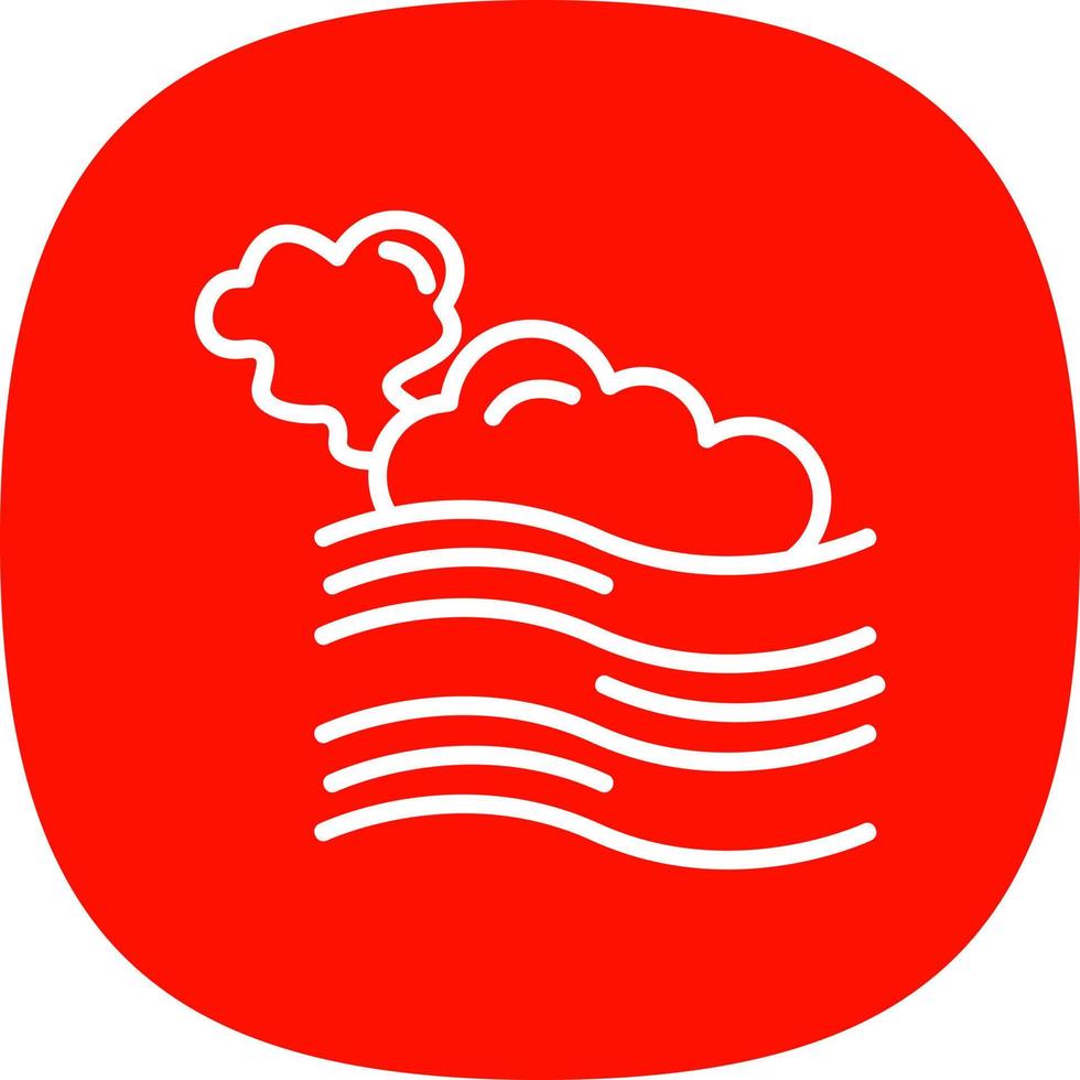 Fog Vector Icon Design