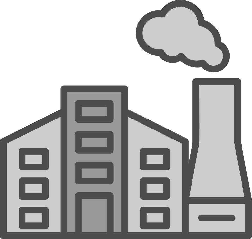 diseño de icono de vector de contaminación de fábrica