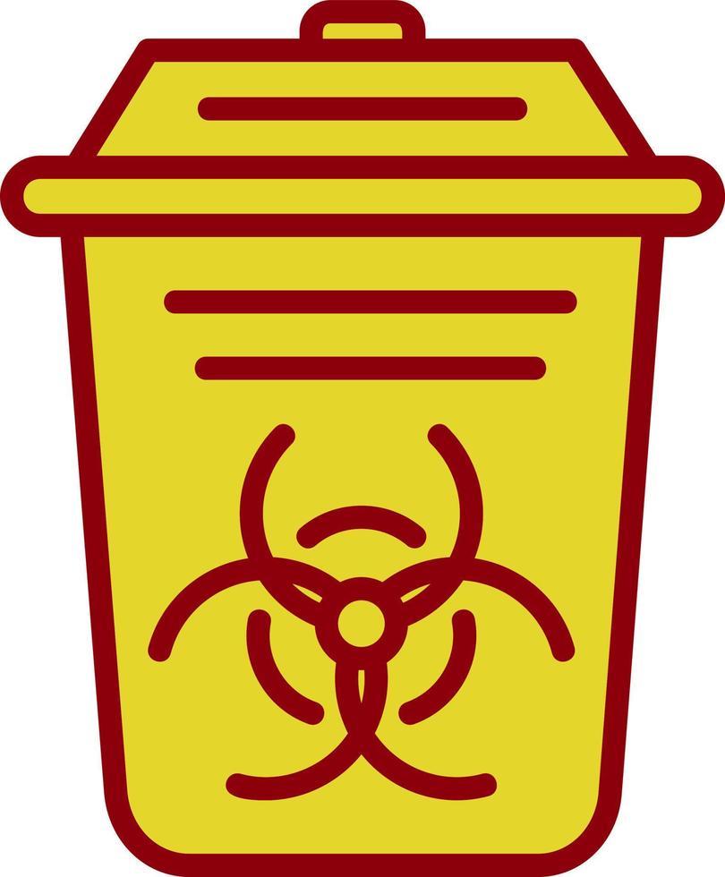 Toxic Waste Vector Icon Design