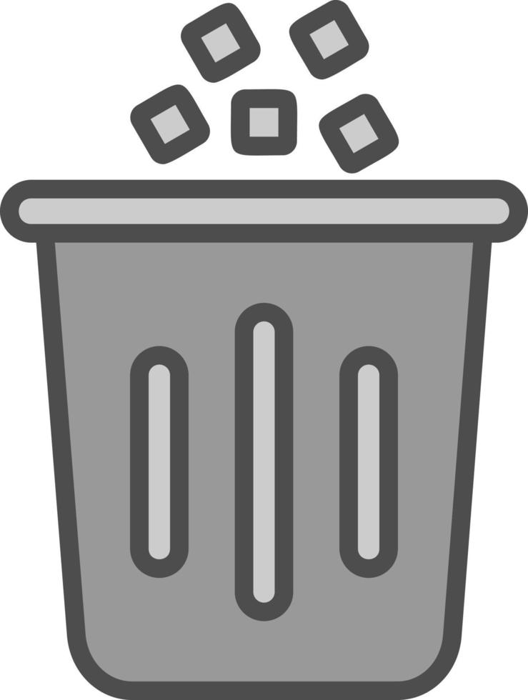 Litter Vector Icon Design