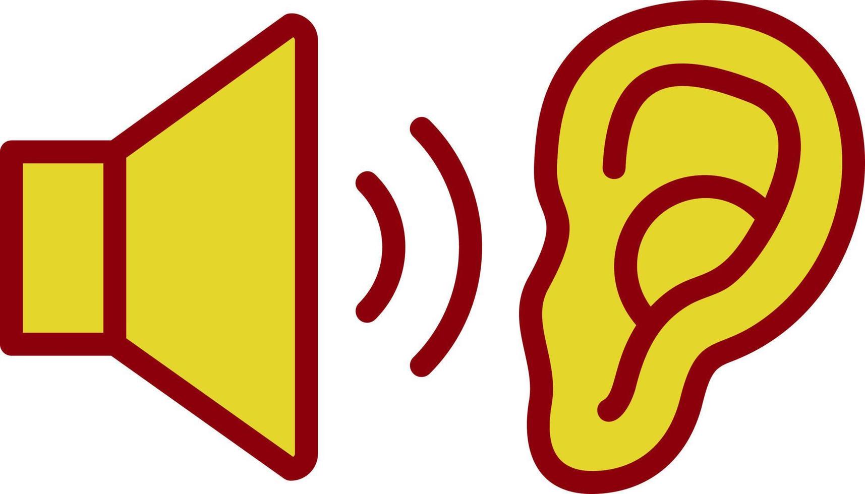 Noise Pollution Vector Icon Design