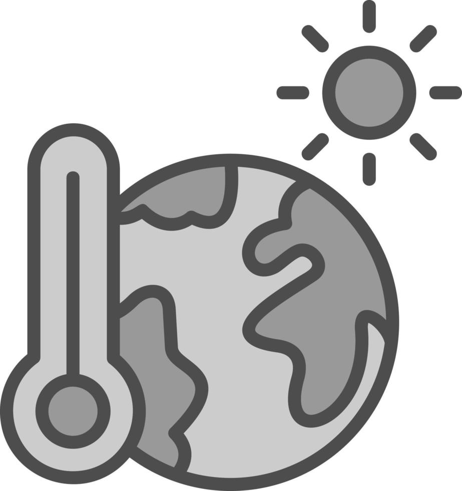 Global Warming Vector Icon Design