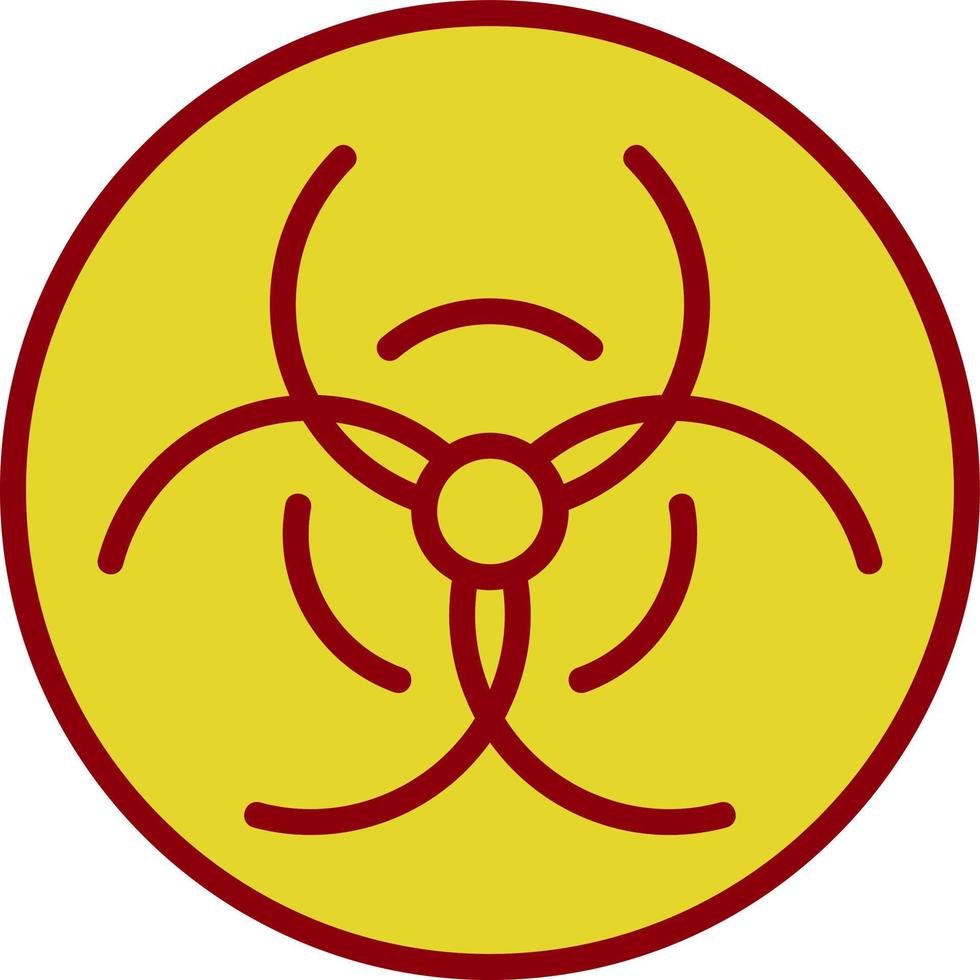 Biohazard Vector Icon Design