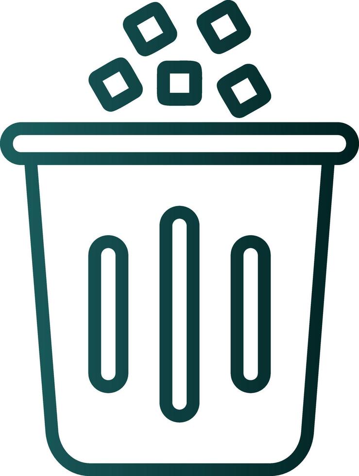 Litter Vector Icon Design