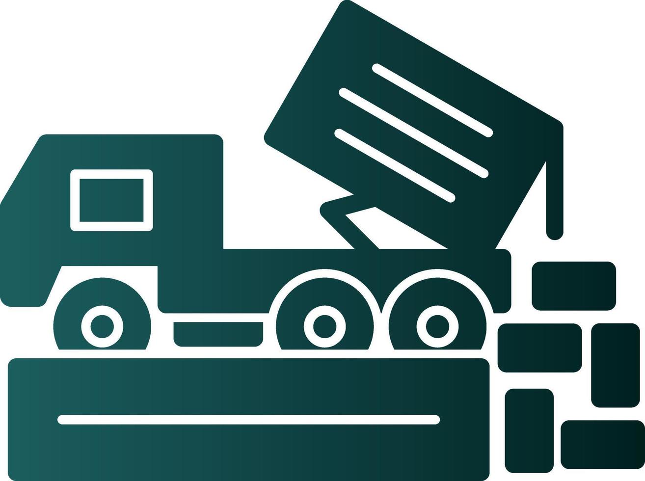 Landfill Vector Icon Design