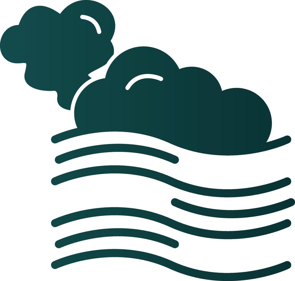 Fog Vector Icon Design