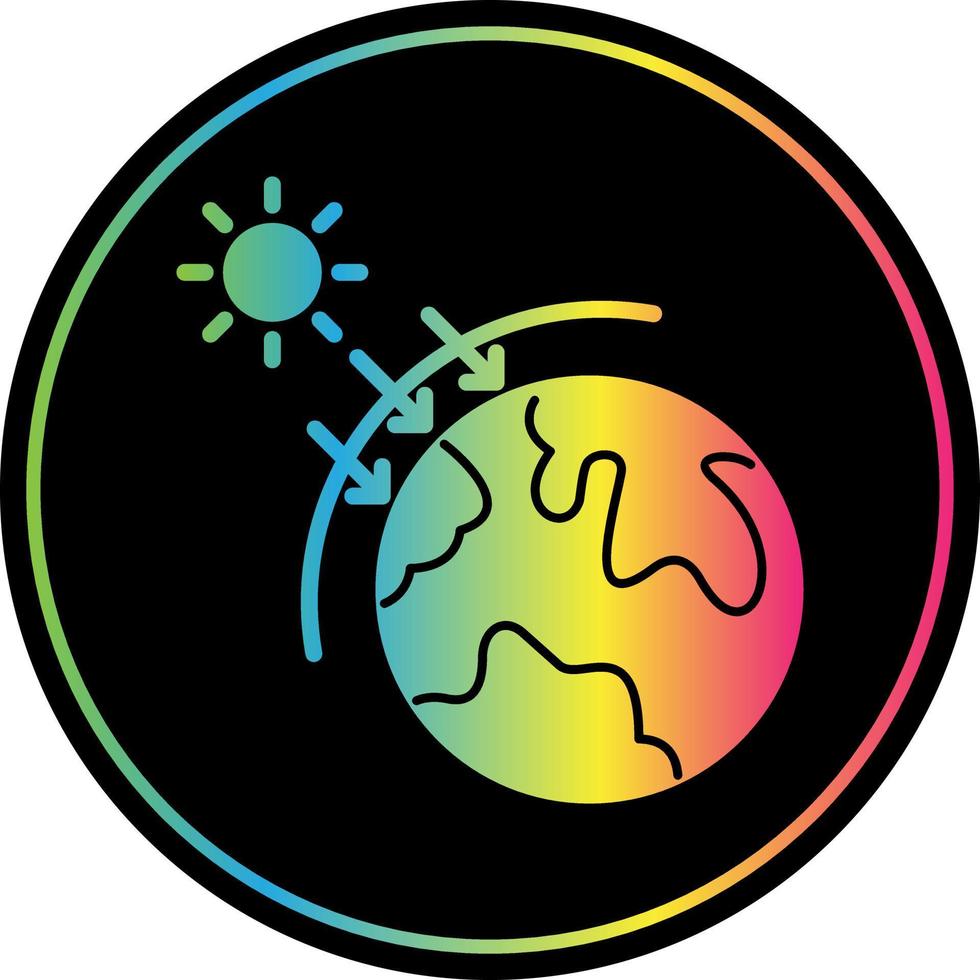 Greenhouse Effect Vector Icon Design