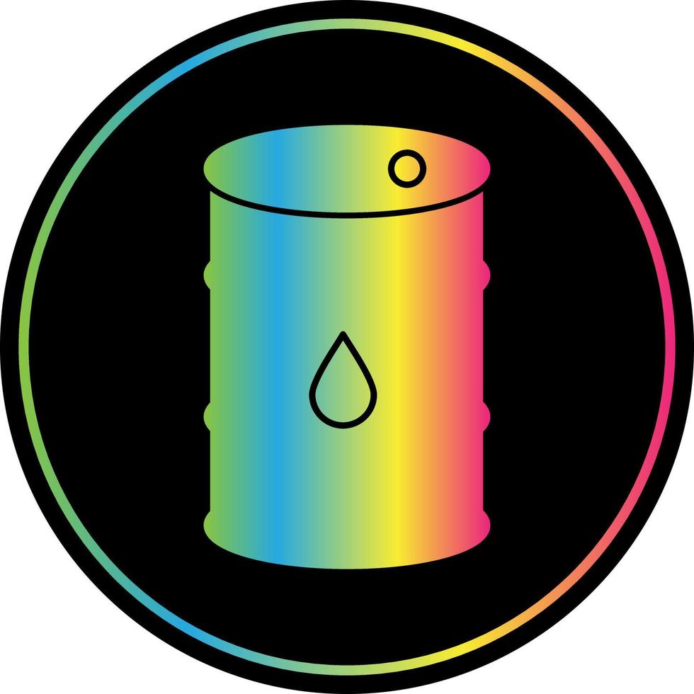 Oil Barrell Vector Icon Design