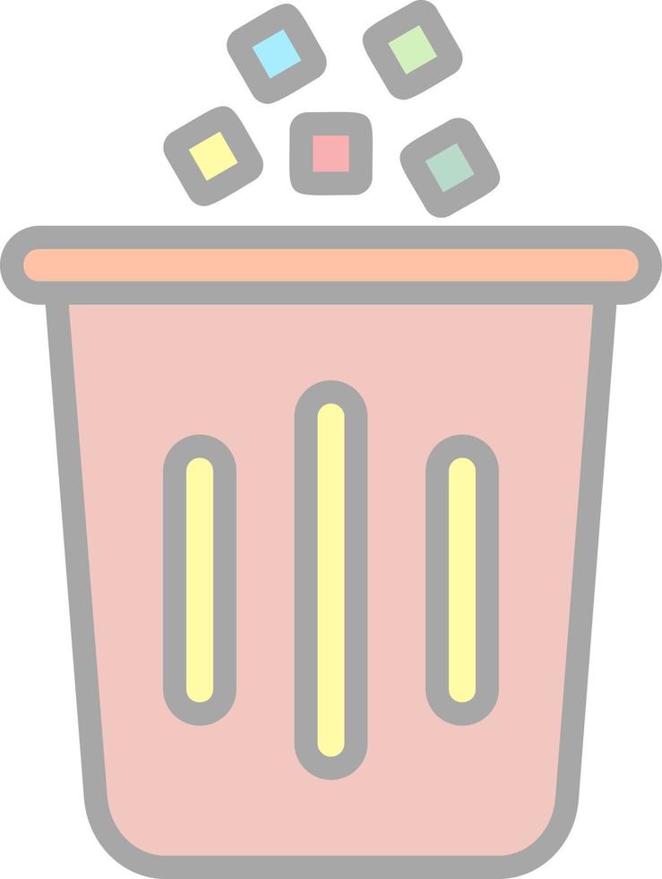 Litter Vector Icon Design