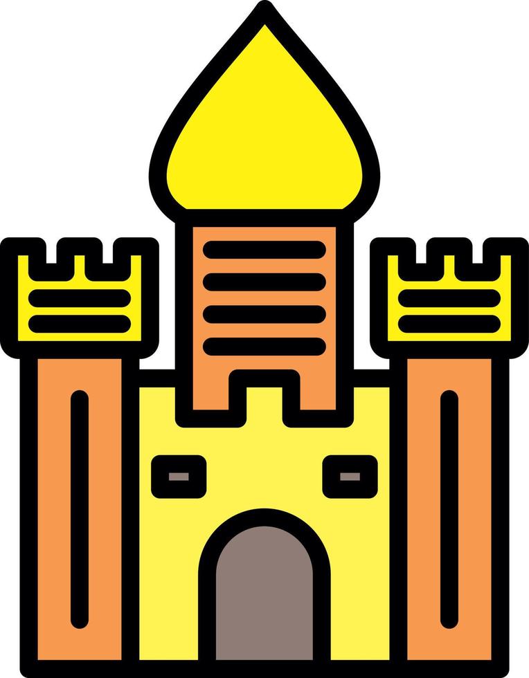 Castle Vector Icon Design