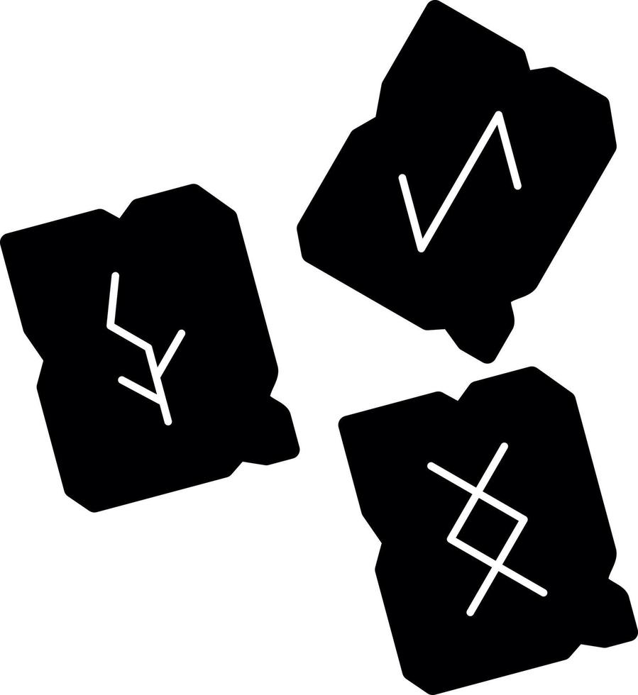 Runes Vector Icon Design