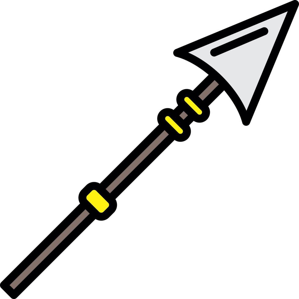 Spear Vector Icon Design