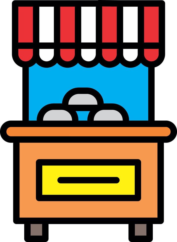 Stall Vector Icon Design