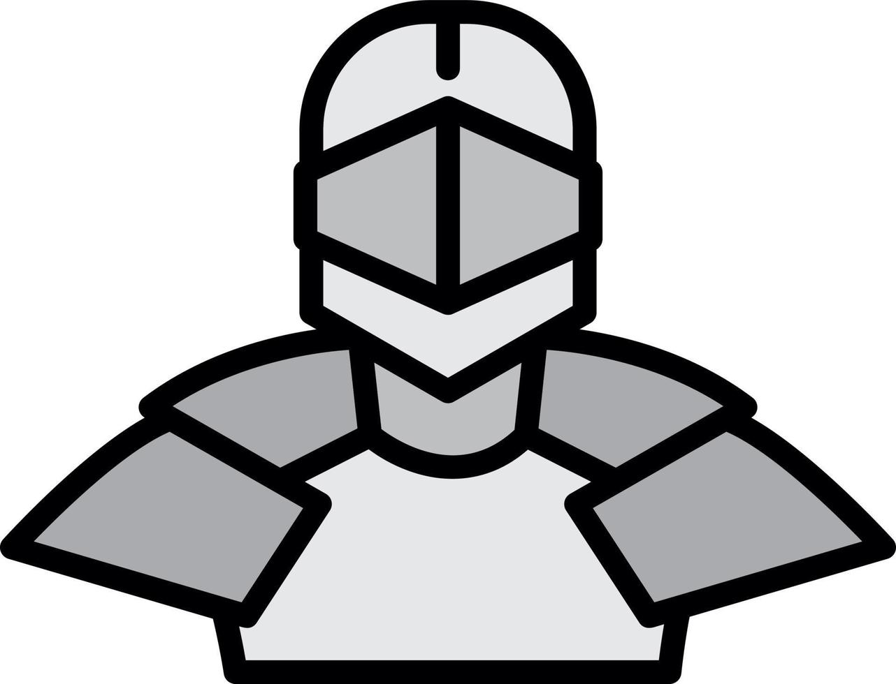 Knight Vector Icon Design