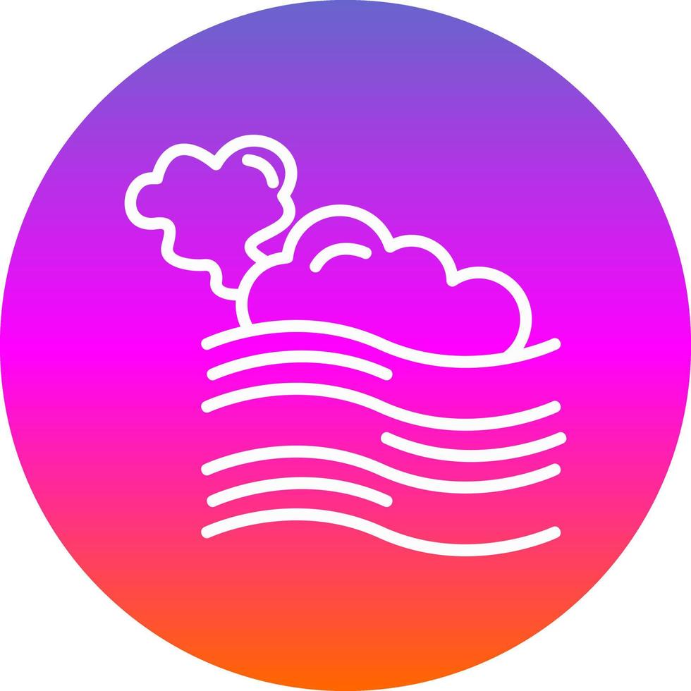 Fog Vector Icon Design