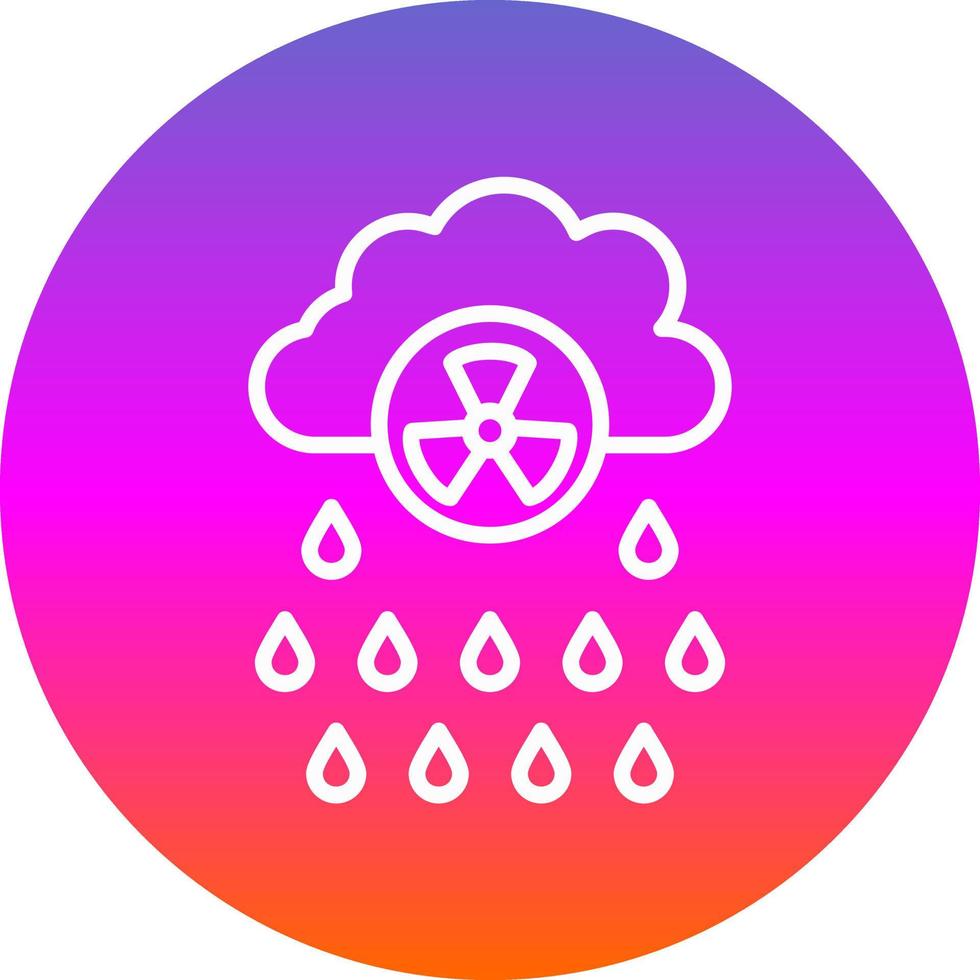 Acid Rain Vector Icon Design