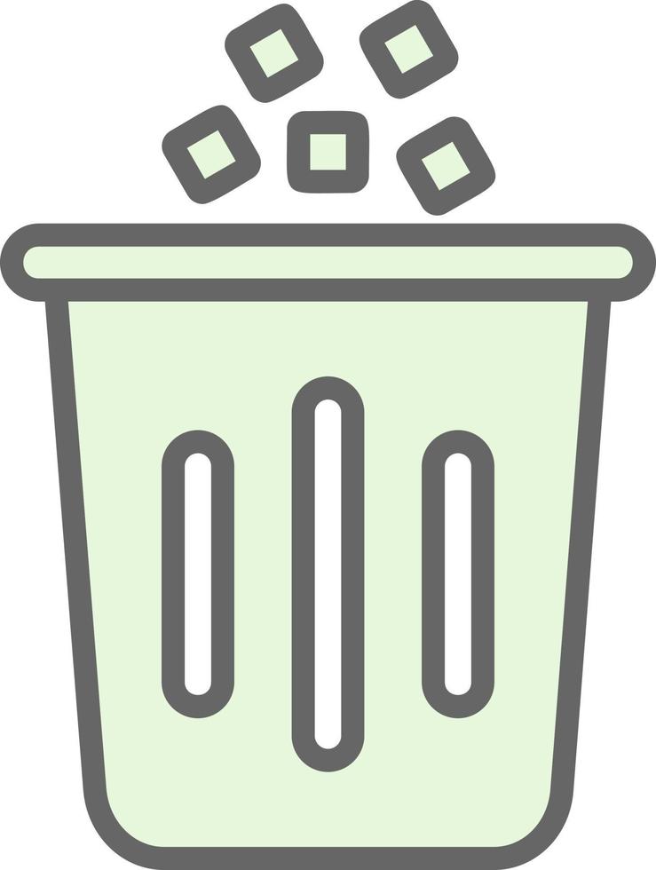 Litter Vector Icon Design