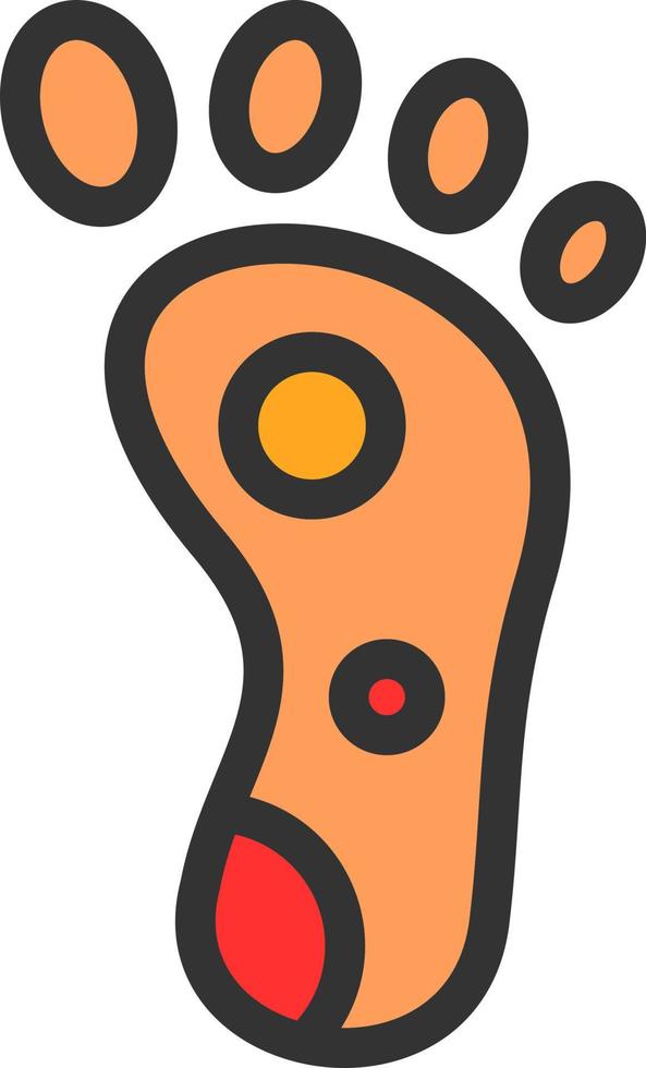 Reflexology Vector Icon Design