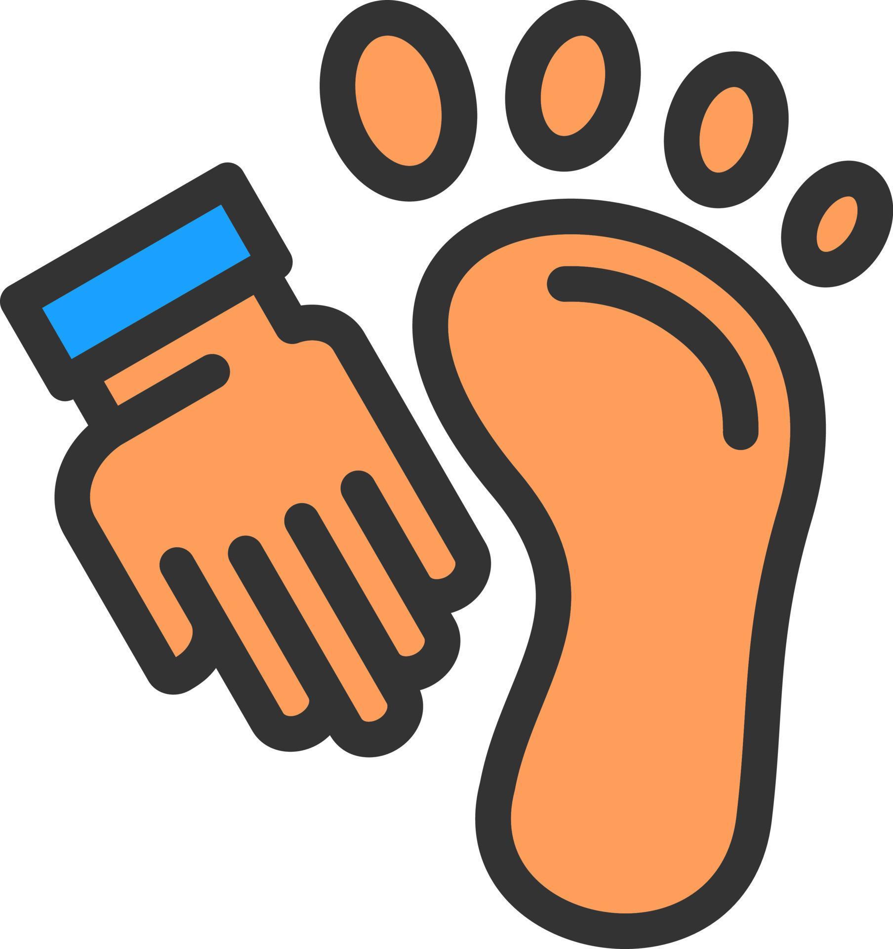 Foot Massage Vector Icon Design 15817450 Vector Art At Vecteezy