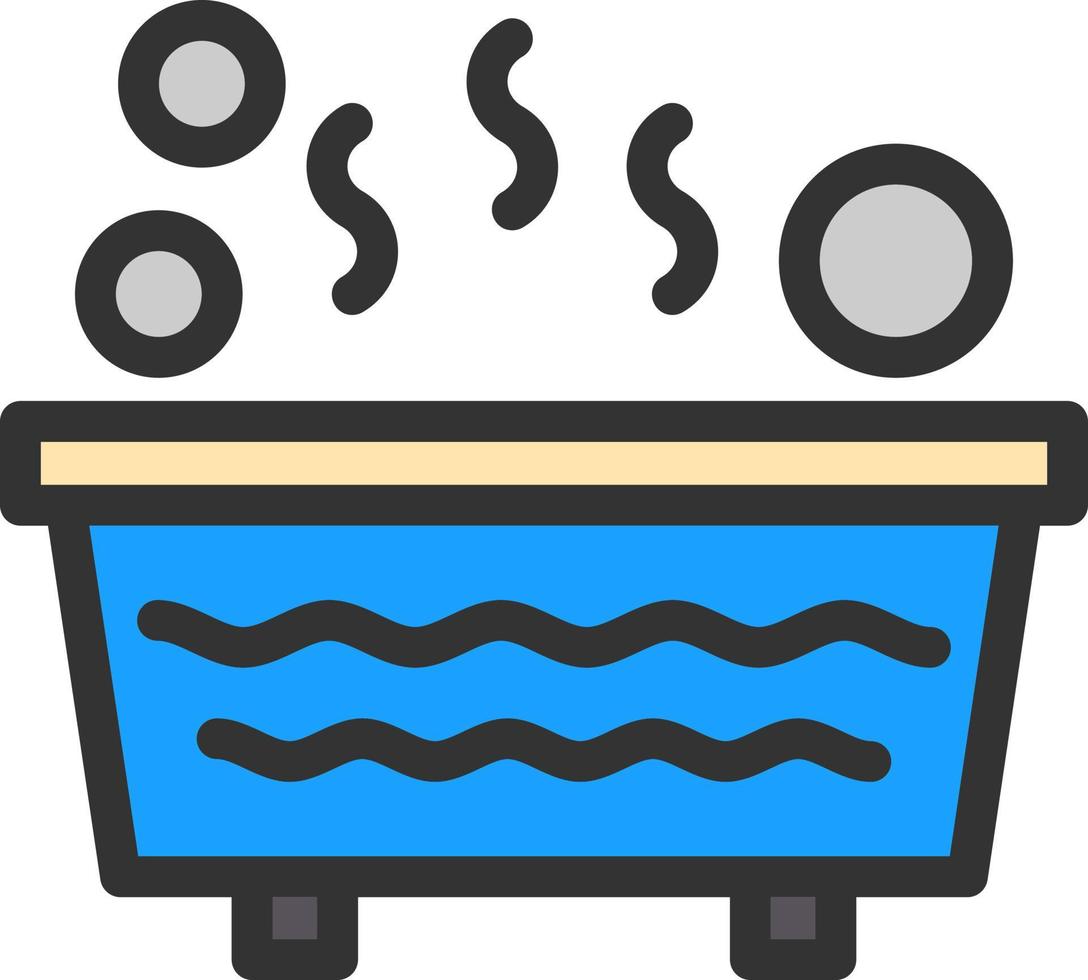 diseño de icono de vector de jacuzzi