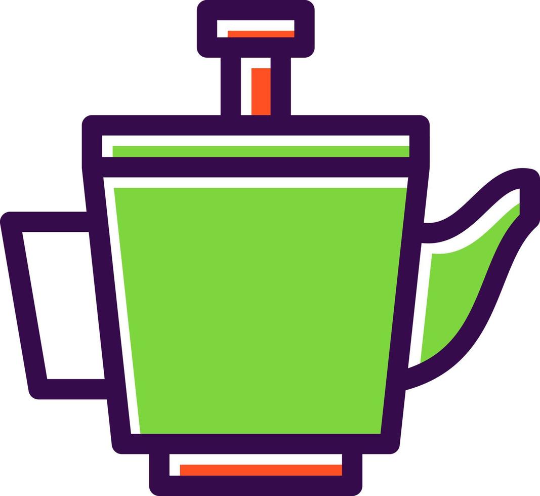 Teapot Vector Icon Design