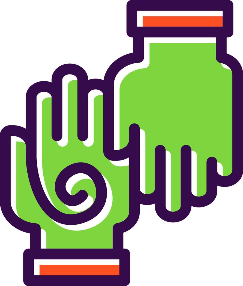 diseño de icono de vector de masaje de mano