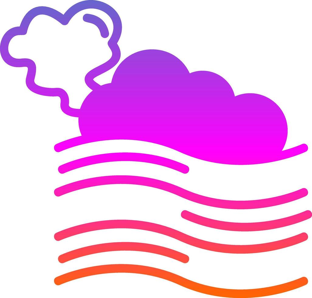 Fog Vector Icon Design