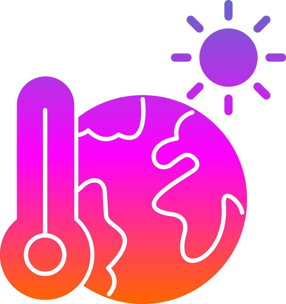 Global Warming Vector Icon Design