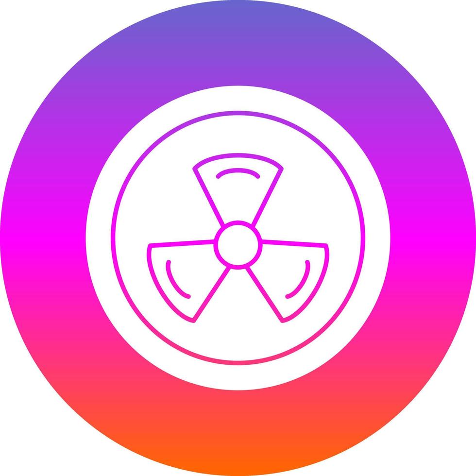 Radiation Vector Icon Design