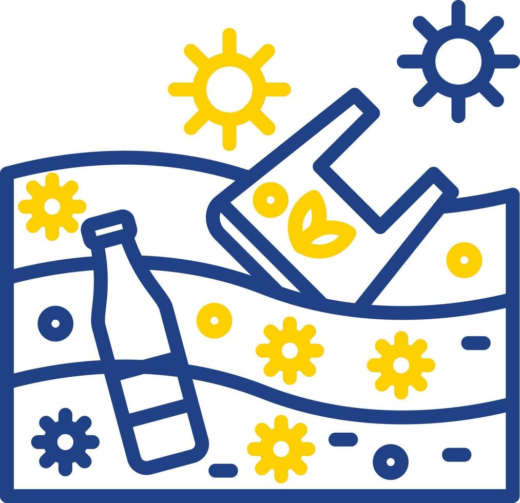 Ocean Waste Vector Icon Design