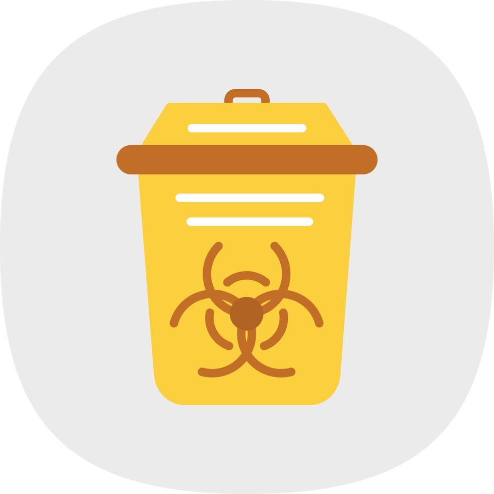 Toxic Waste Vector Icon Design