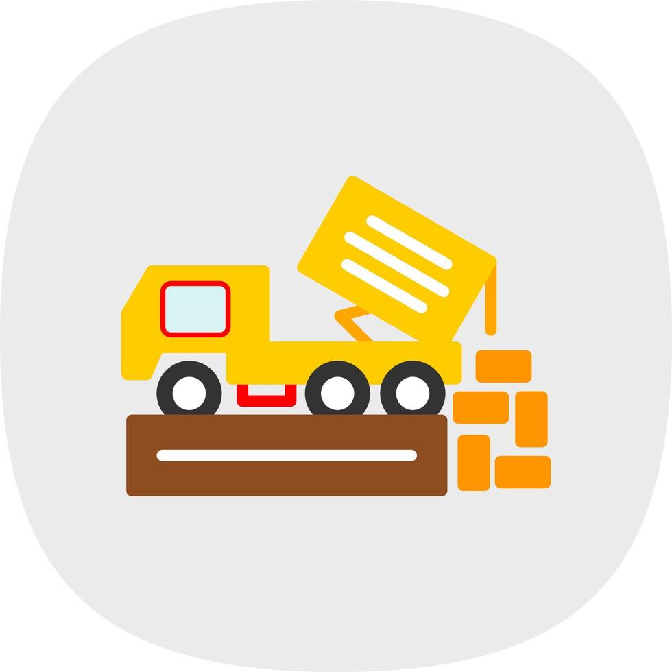 Landfill Vector Icon Design