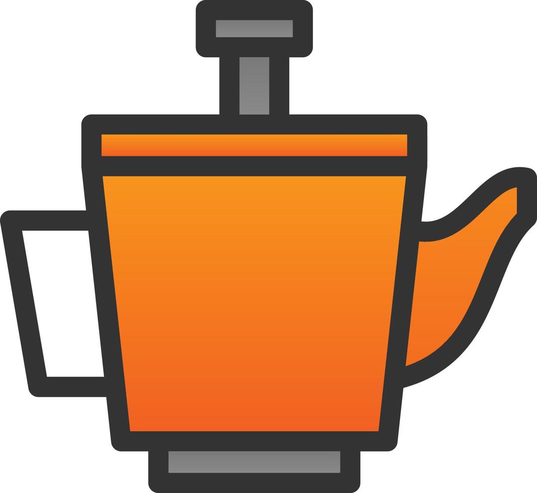 Teapot Vector Icon Design